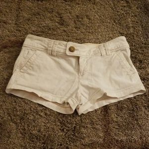 White Summer Shorts American Eagle